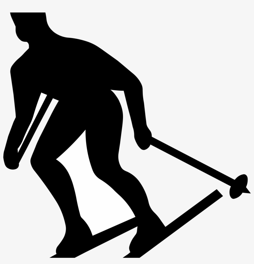 This Free Icons Png Design Of Skier Silhouette, transparent png download