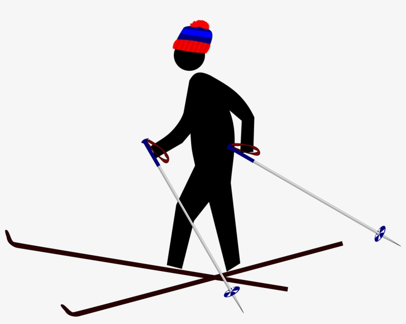 This Free Icons Png Design Of Pedestrian Skier, transparent png download