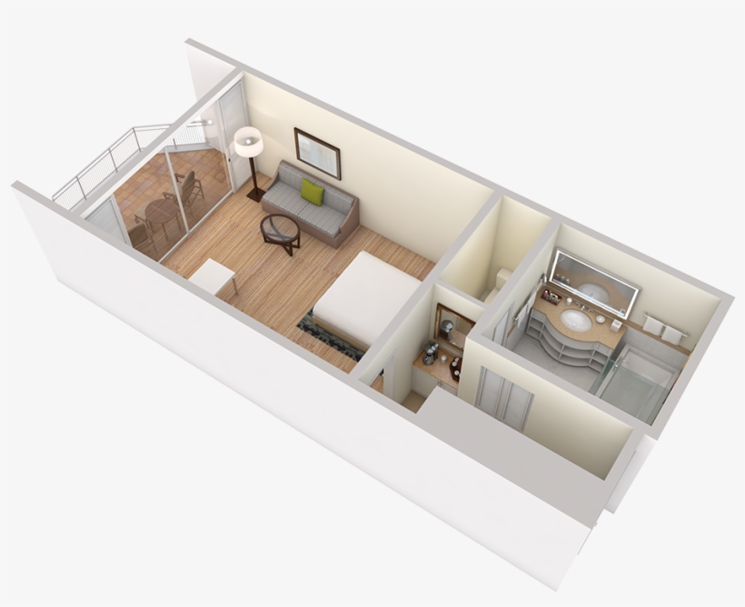 Hilton Anaheim Rooms Floor Plan, transparent png download