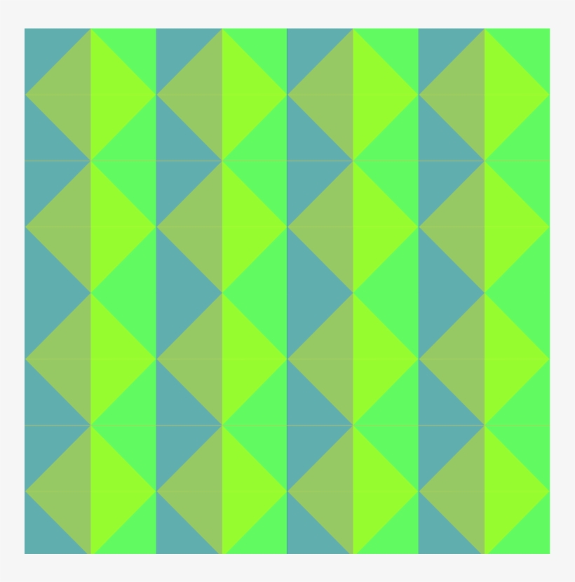 Green Square Shape Triangle Drawing, transparent png download