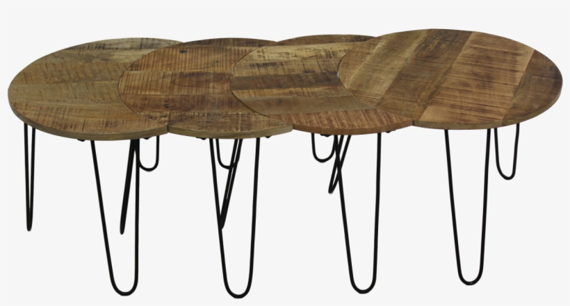 4 Piece Coffee Table Set - Sada 2 Konferenčních Stolků Hsm Collectionnábytek |, transparent png download