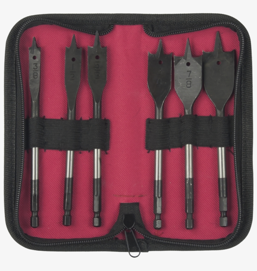 Unix Cctv To-wbs-06 6 Piece Wood Flat Bit Set, transparent png download