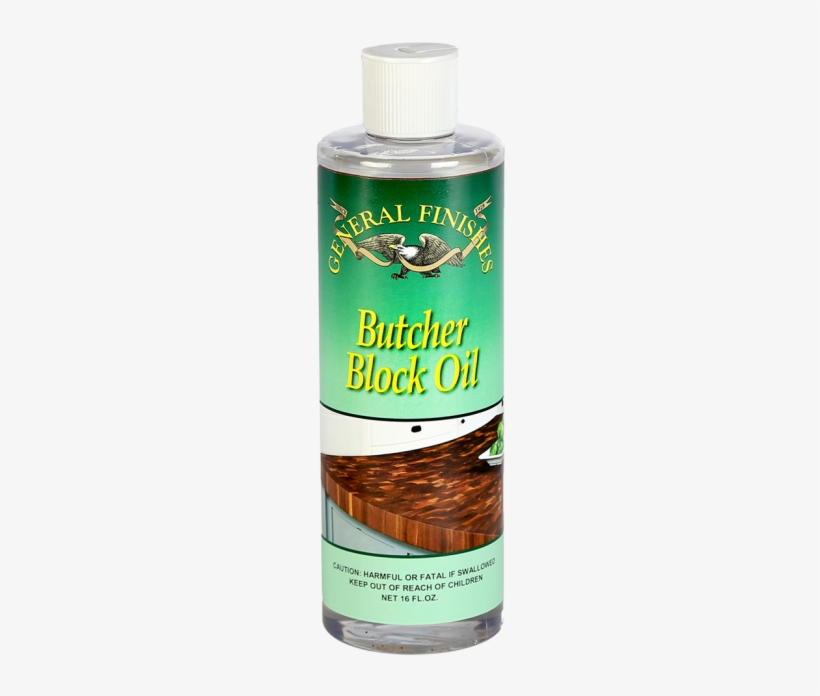 General Finishes Butcher Block Oil, 16 Oz Bottle - General Finishes Satin Ef High Performance Polyurethane, transparent png download