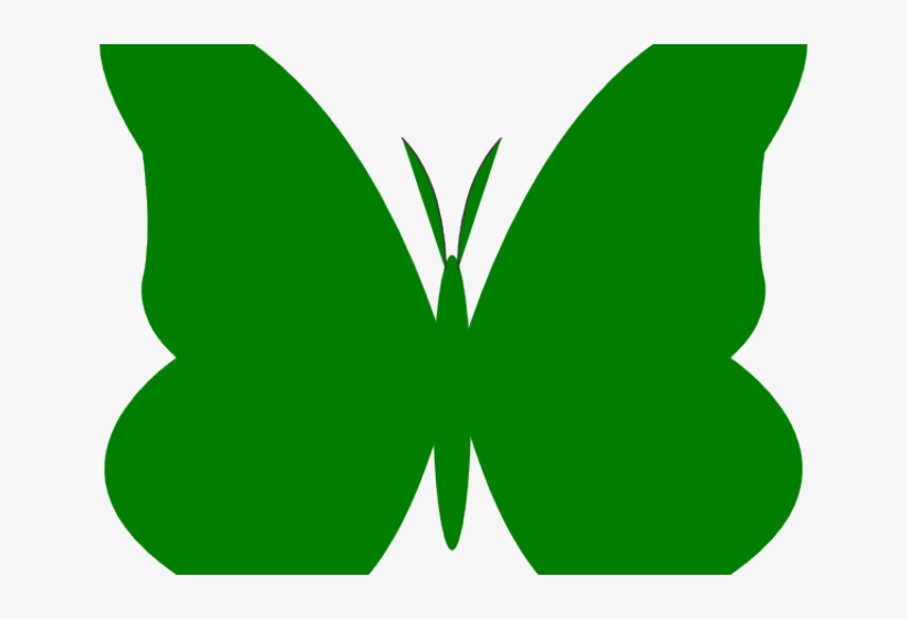 Green Butterfly Clipart - Green, transparent png download