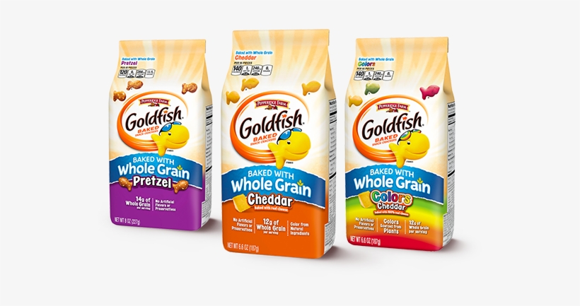 Goldfish Wholegrains - Pepperidge Farm Goldfish Baked Crackers With Whole, transparent png download