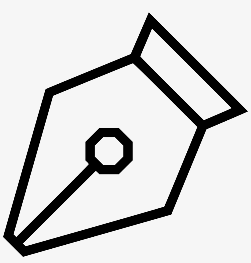 Vector Fountain Pen Draw Calligraphy Graphic Comments - Nanotechnology Icon Background Transparent, transparent png download