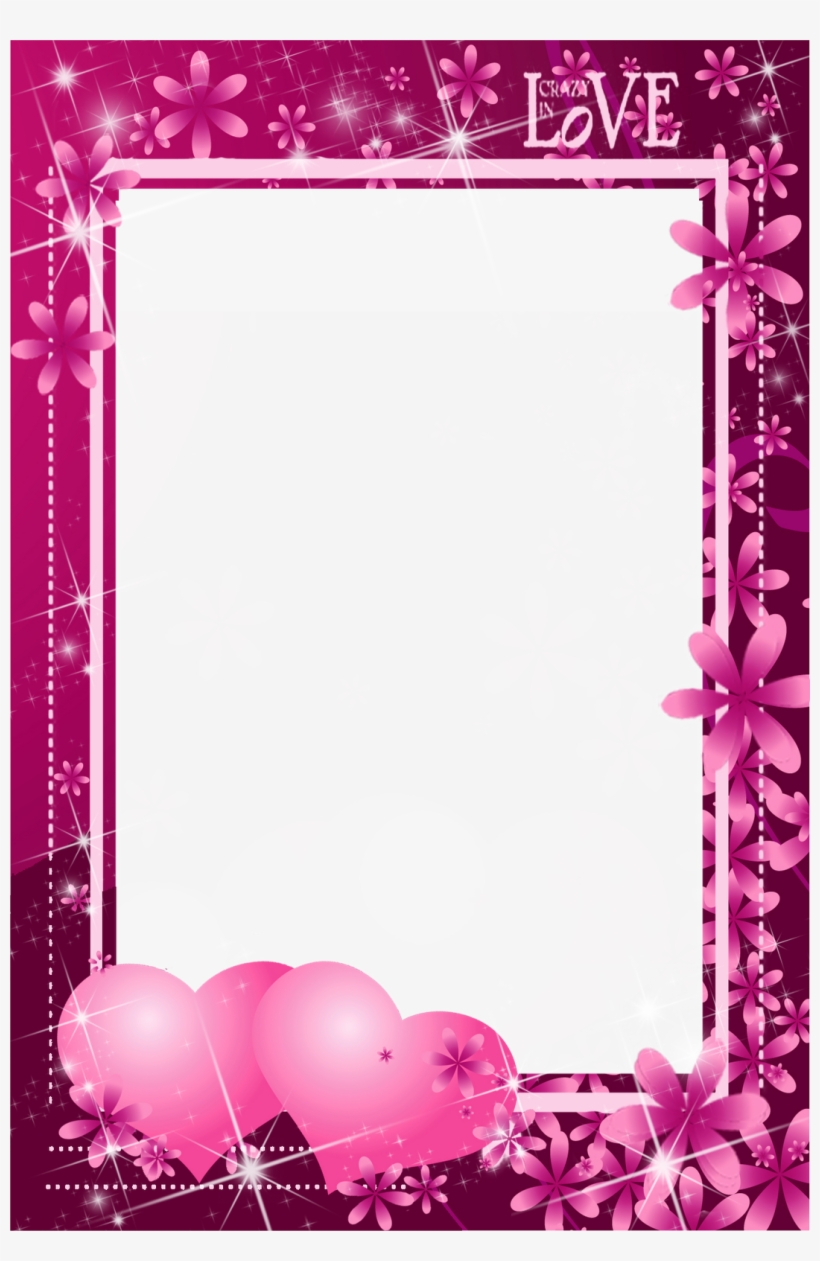 Marcos Amor Png Imagui - Pink Background Frame Transparent PNG - 1074x1600  - Free Download on NicePNG, image size:820x1261