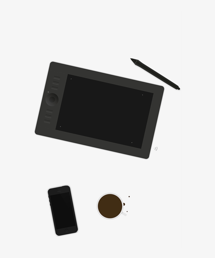 Wacom Intuos5 Small Pen - Tablet Computer, transparent png download