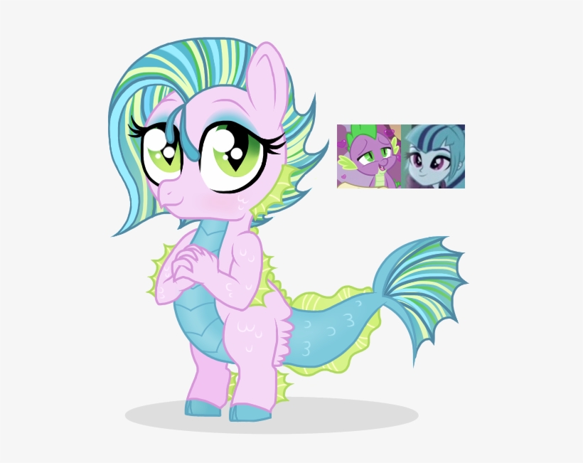 Unoriginai, Baby Dragon, Crack Shipping, Cute, Dragon, - Spike And Sonata Dusk, transparent png download