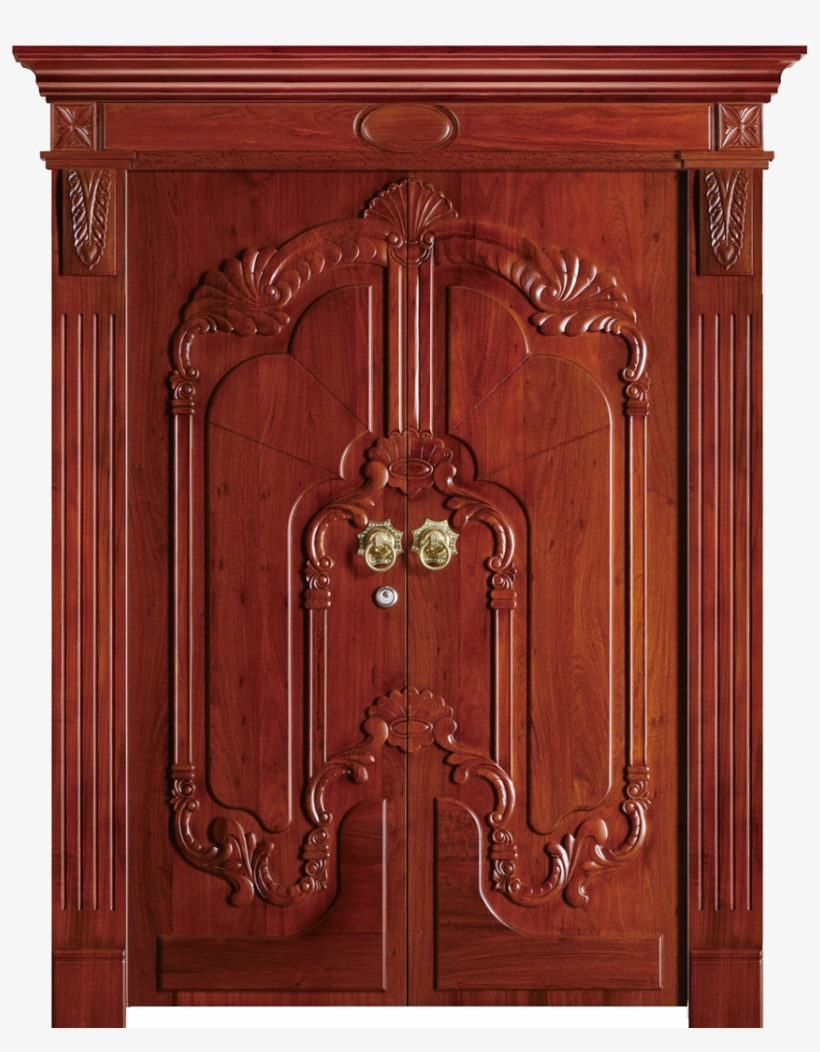 Wooden Door W4025 - Best Wooden Doors Top, transparent png download