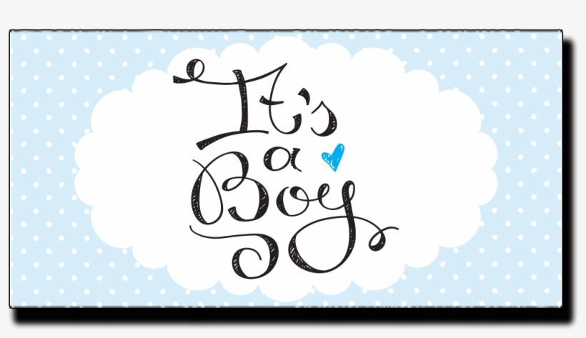Its A Boy Text, transparent png download