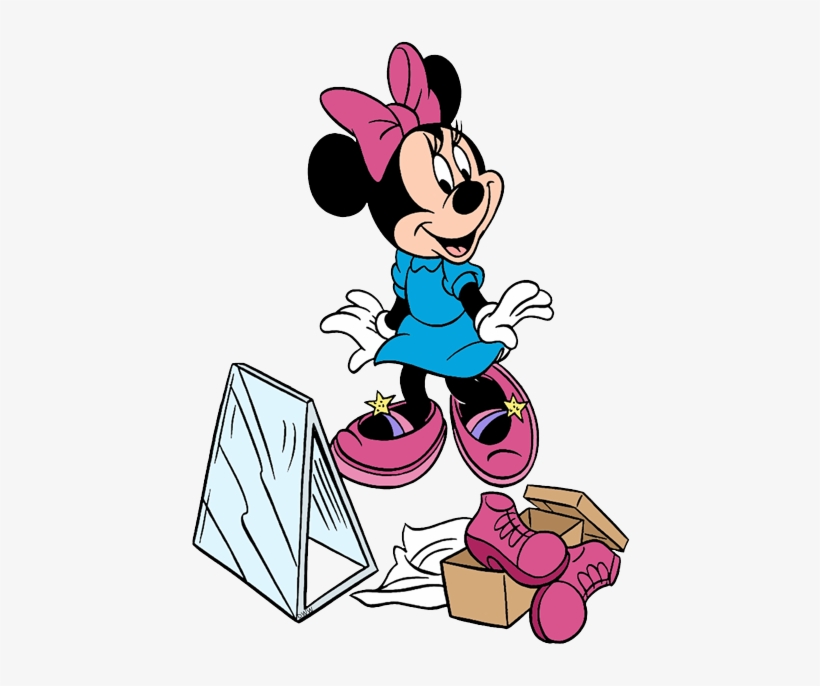 Minnie-shoes - Shoe, transparent png download
