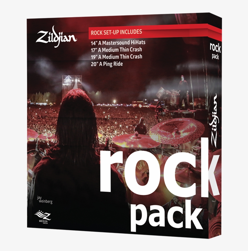 Zildjian Rock Music Cymbal Pack - Zildjian Rock Music Pack, transparent png download