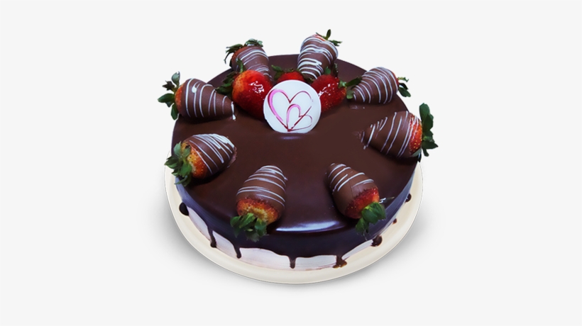 Pasteles - Pastel De Fresas Con Chocolate, transparent png download