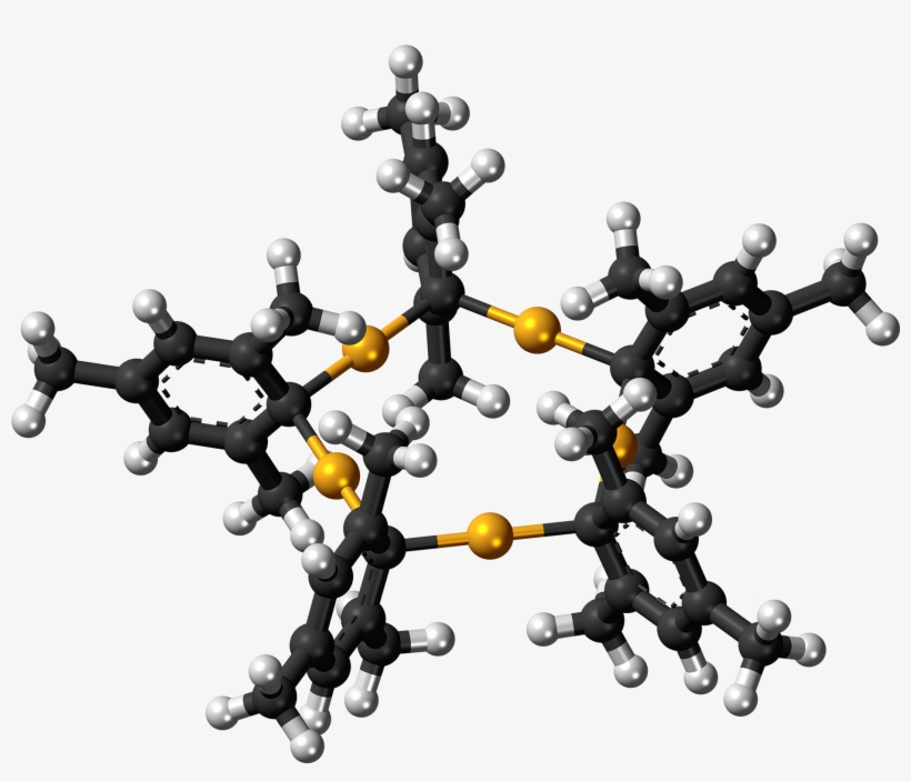 Gold Complex Ball - (2,4,6-trimethylphenyl)gold, transparent png download