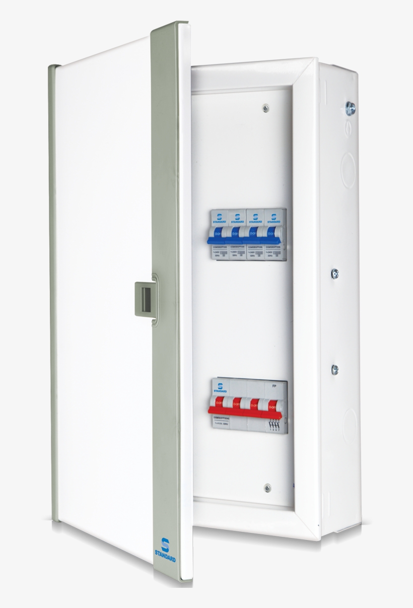 Tpn Double Door Powershell Db 4 Way White - Distribution Board, transparent png download