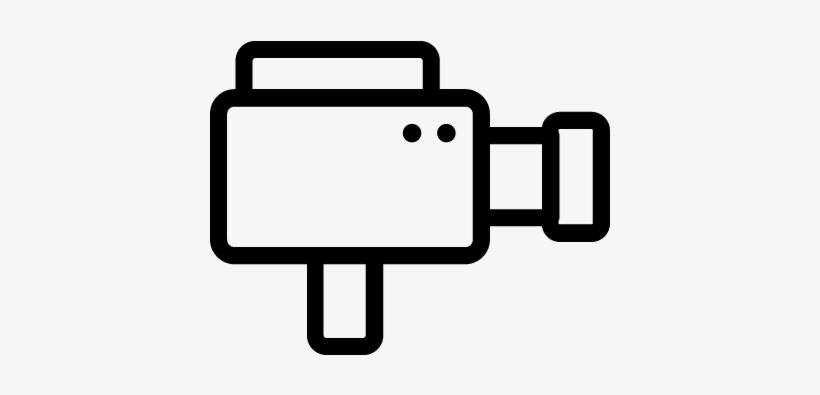 Old Video Camera Vector - Marketing Y Comunicación Iconos, transparent png download