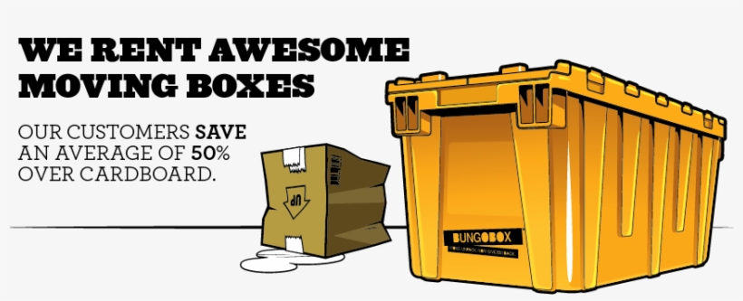 Homepage Banner Text And Bungobox Box Image - Bungobox, transparent png download