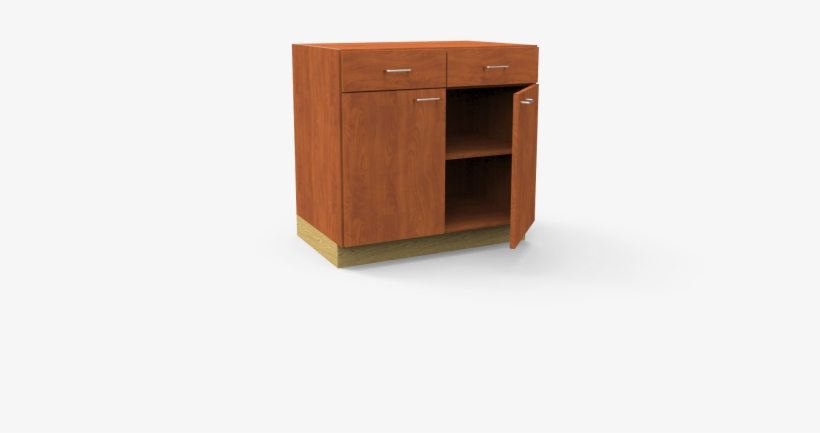 Healthwork Drawer Storage Base Double Door/drawers - Wall, transparent png download