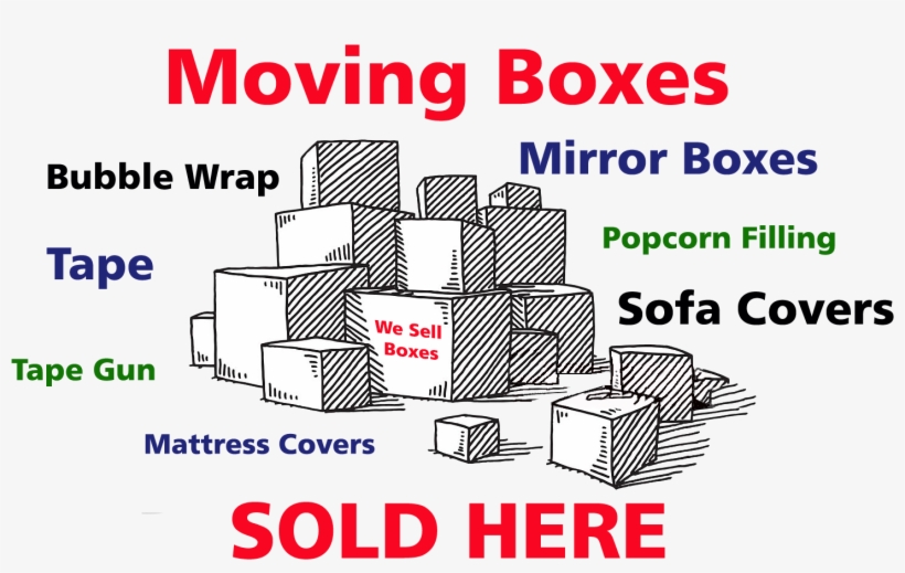 Moving Boxes For Sale - South Beverly Drive Storage, transparent png download