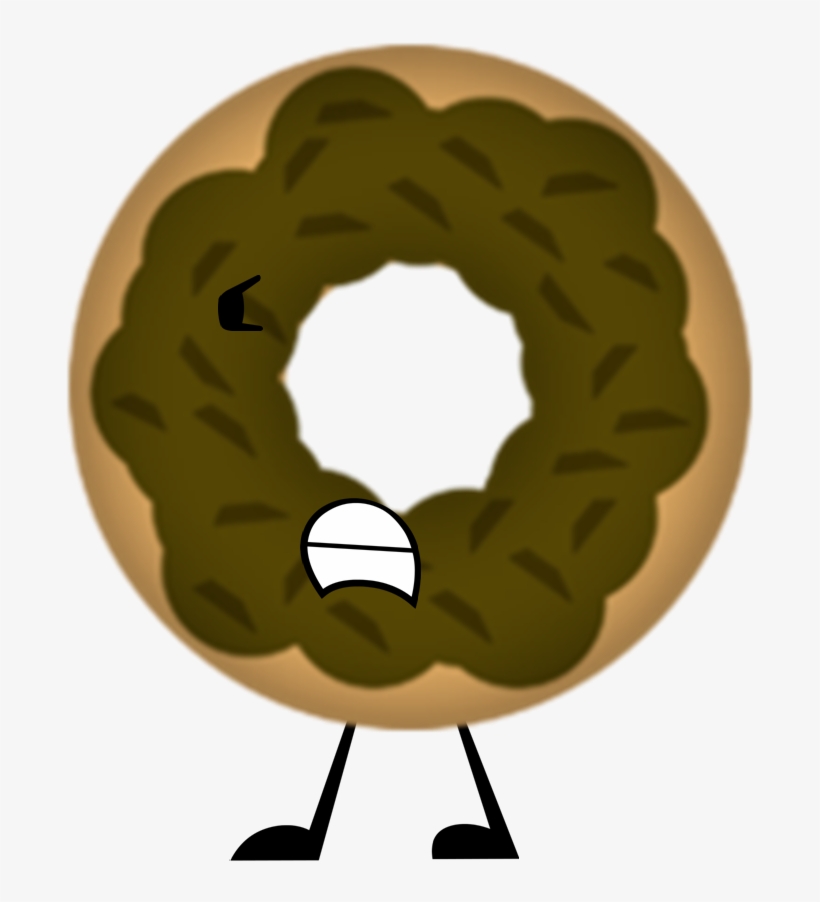 Angry Chocolate Donut - Chocolate, transparent png download