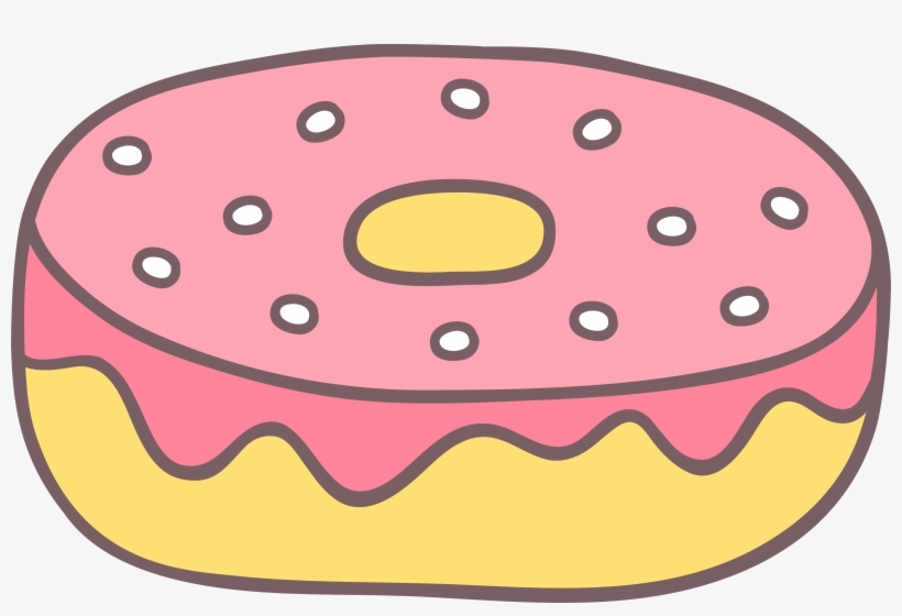 Christmas Donut Clipart - โดนัท การ์ตูน, transparent png download