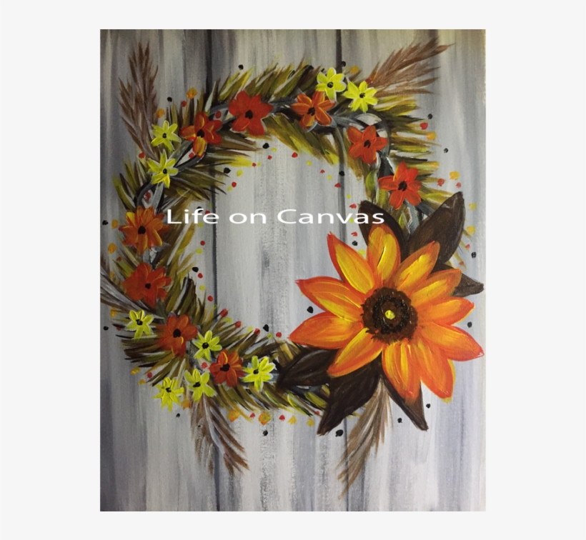Fall Wreath - Wreath, transparent png download