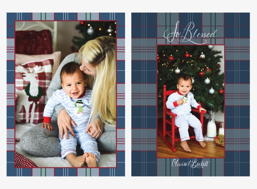 Olivia Christmas Card 2017 Print - Christmas Day, transparent png download