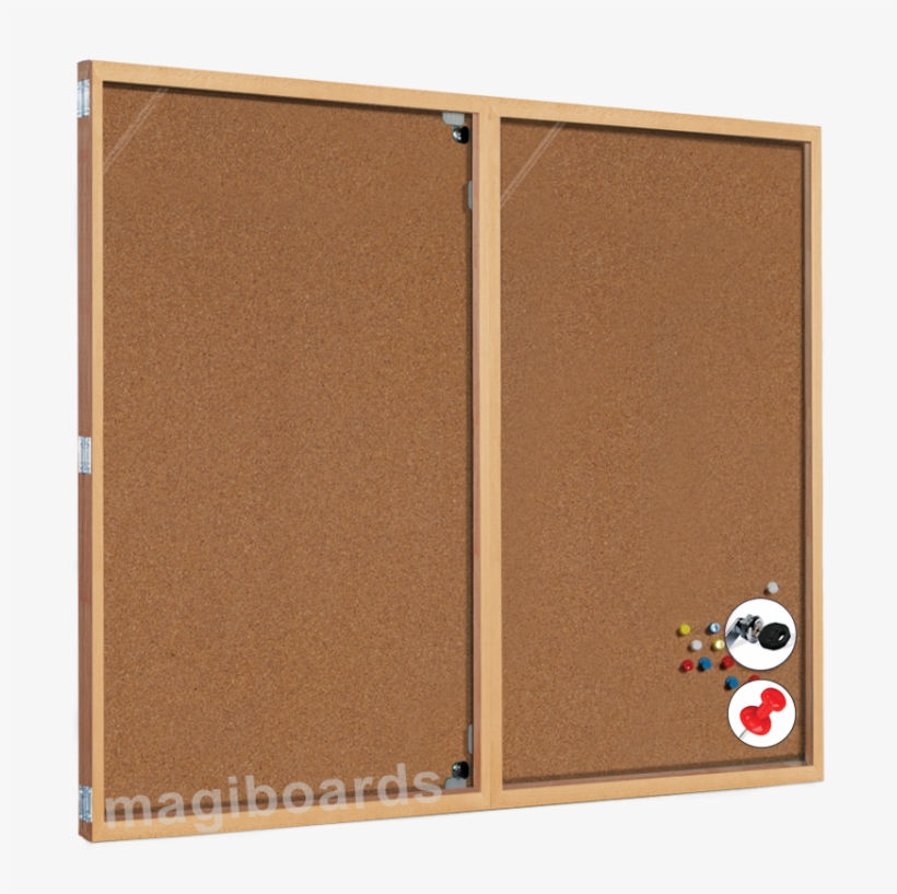 1product Cat Image Cork Lockable Noticeboards 1 - Cork, transparent png download