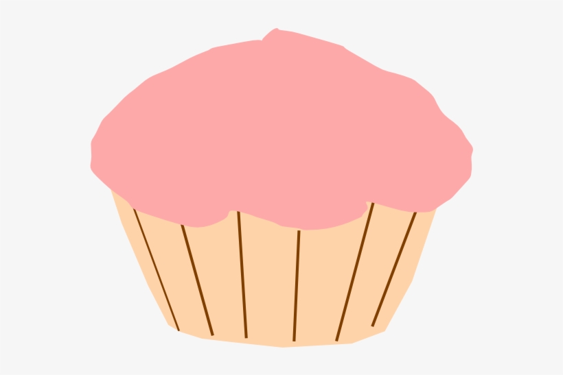 Cupcake Clip Art At Clker - Gambar Cup Cake Kartun, transparent png download
