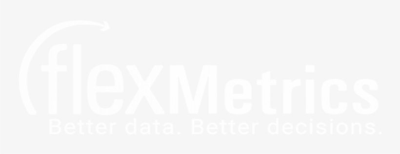 Flex Metrics Logo White Wtagline-08 - Graphics, transparent png download