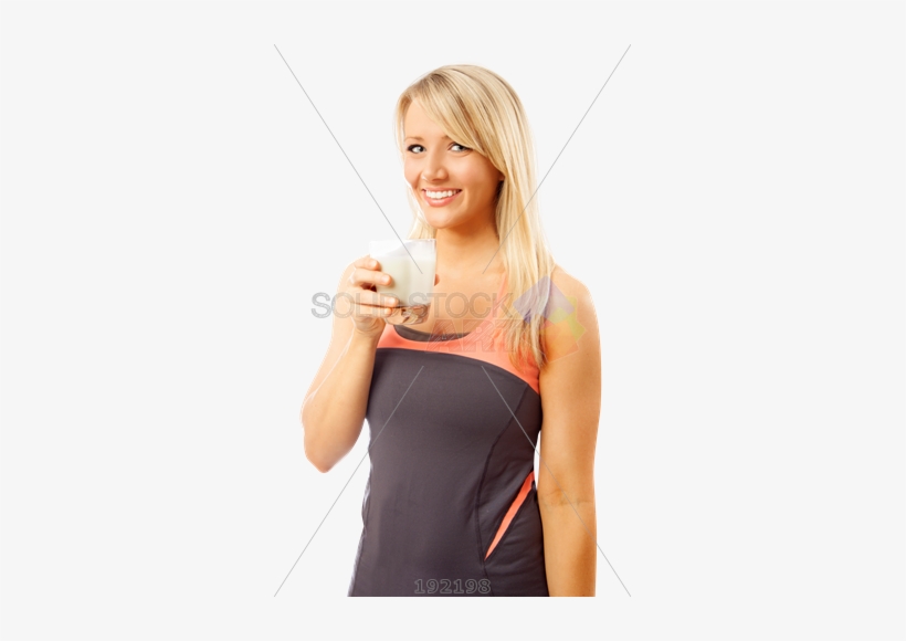 Stock Photo Of Blonde Girl On Transparent Background - Transparent Stock Photo Girl, transparent png download