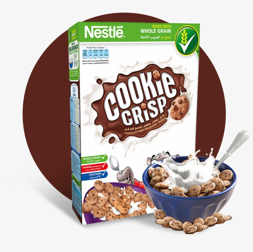 Nestlé® Cookie Crisp® Chocolate Chip Breakfast Cereal - Cereal Cookie Crisp Nestle, transparent png download