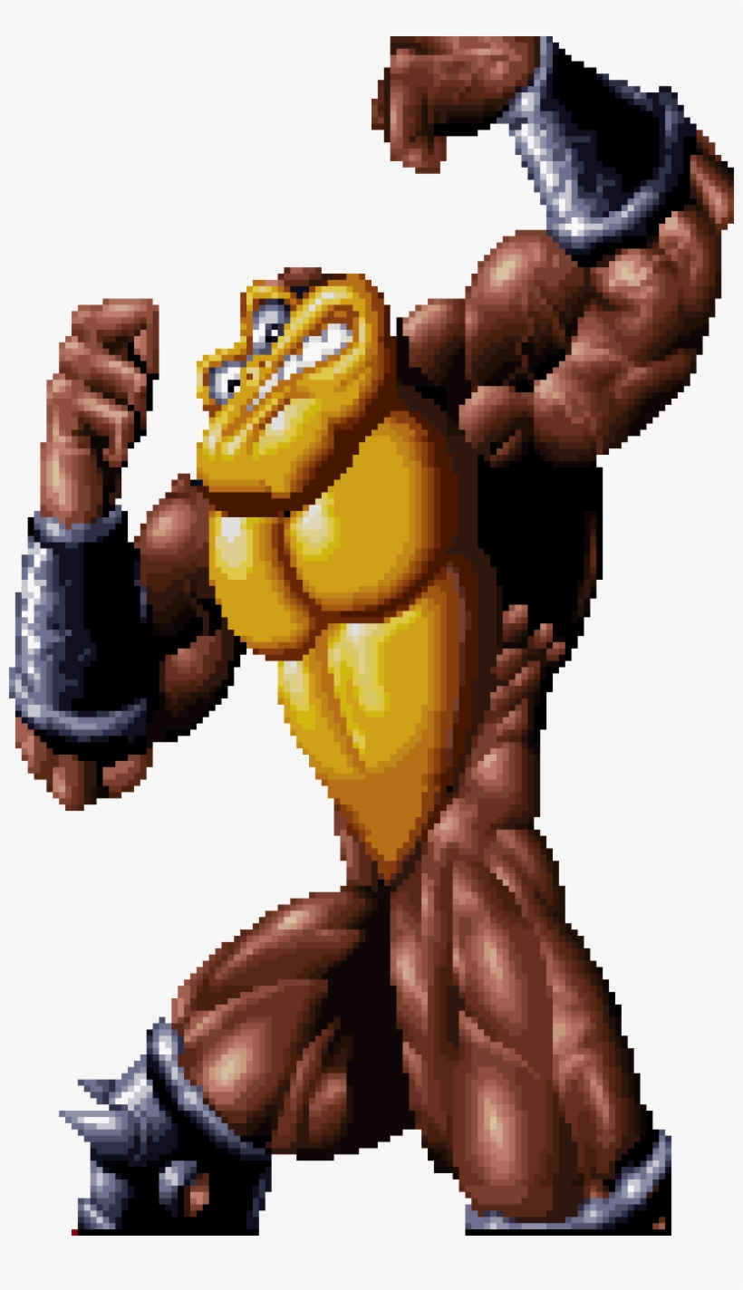 Pimple As He Appears In Sprite Form - Battletoads Pimple, transparent png download