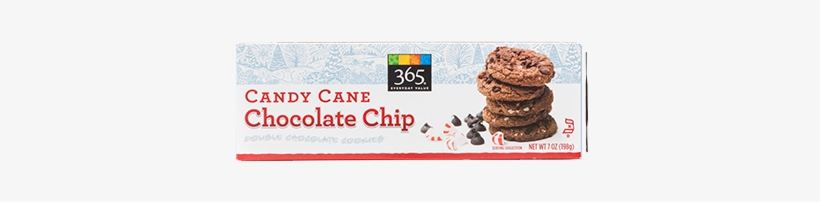 Candy Cane Chocolate Chip Double Chocolate Cookies - Whole Foods 365, transparent png download