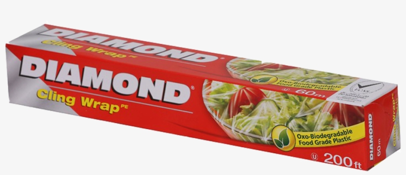 Diamond Cling Wrap 200ft Pc - Chewing Gum, transparent png download