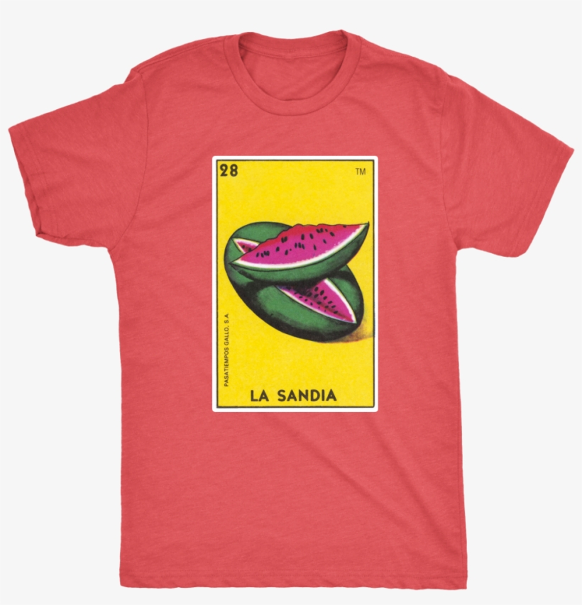 La Sandia Mens T-shirt - Loteria La Sandia, transparent png download
