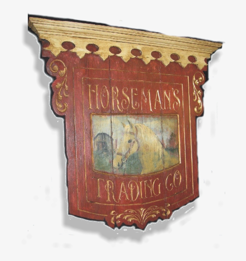 Handcrafted Vintage Signs With A Horse Theme - Picture Frame, transparent png download