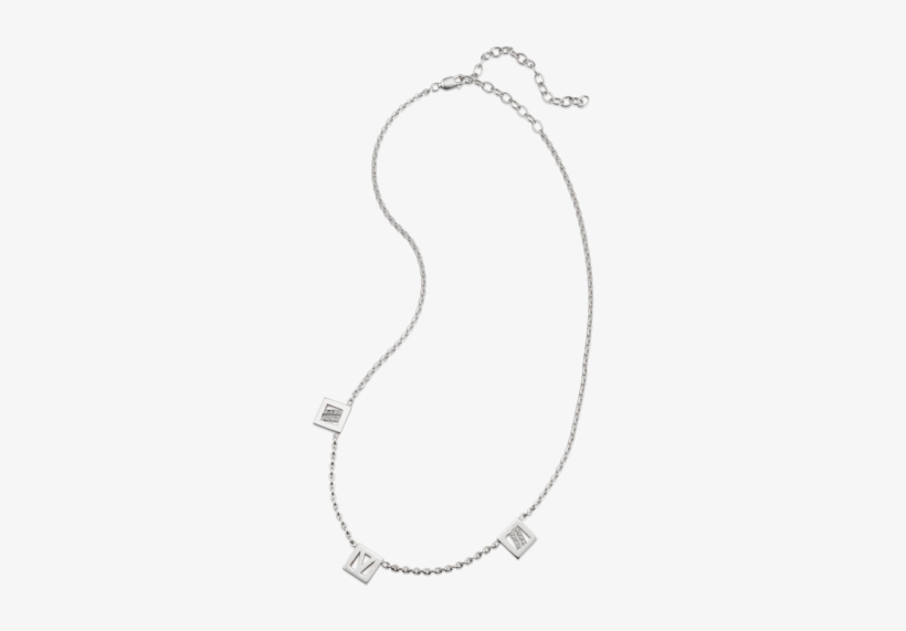 New Tri Strut Pave Diamond Necklace - Necklace, transparent png download