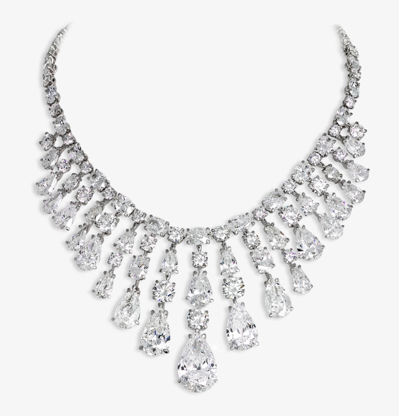 Diamond Necklace Png Transparent, transparent png download