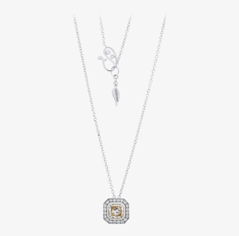 Trinity Cushion Diamond Necklace - Locket, transparent png download