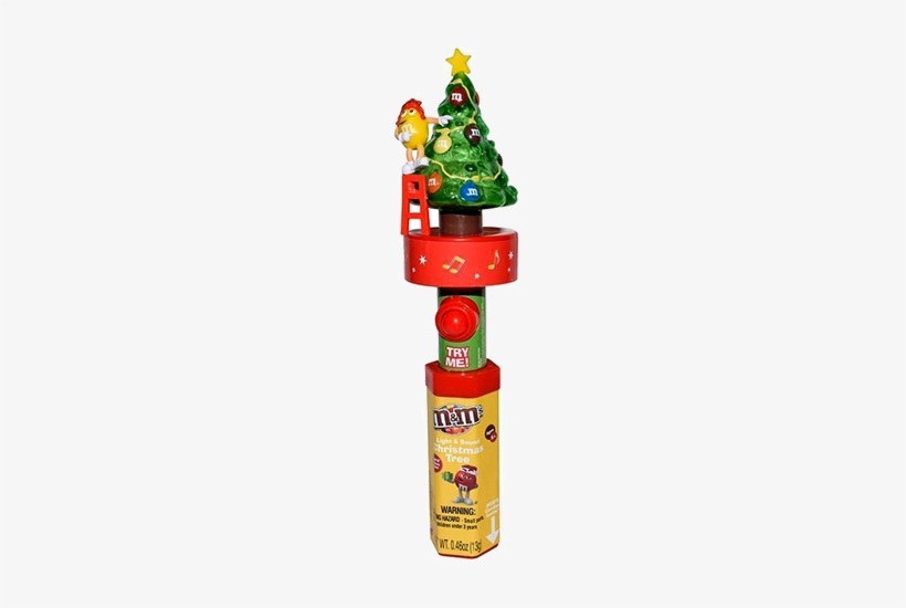 M&m's Light & Sound Christmas Tree Candy Toy - Christmas Tree, transparent png download