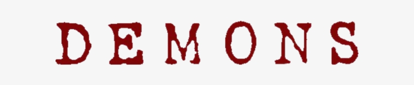 Demons - Demons Logo Red, transparent png download