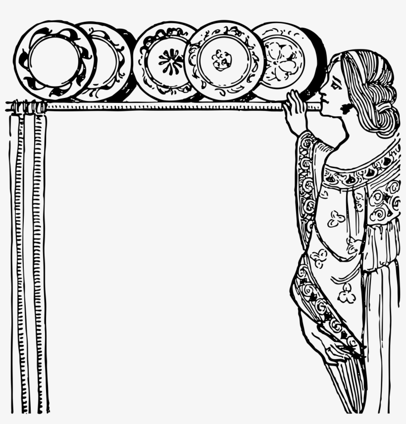 This Free Icons Png Design Of Woman With Decorative, transparent png download