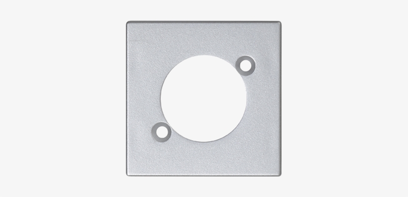Up K122/8 Plate K45 Empty For Xlr 45×45mm Aluminum - Circle, transparent png download