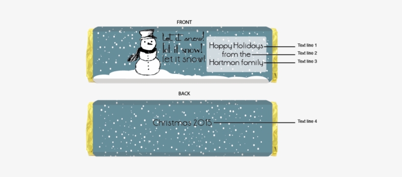 Let It Snow Personalized - Penguin, transparent png download