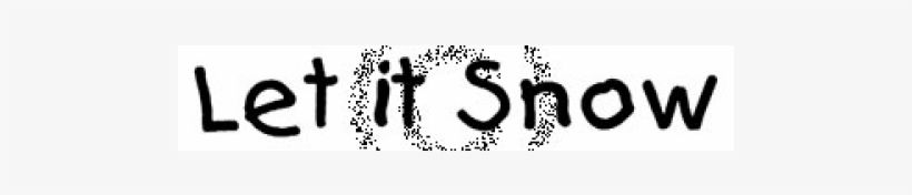 Designer Stencils Let It Snow Wall Stencil, transparent png download