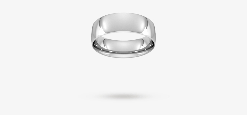 7mm Traditional Court Standard Wedding Ring In Sterling - Dyrberg/kern, transparent png download