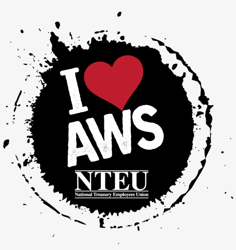 I Heart Aws Sticker - Custom Large Premium Blue/ Clear Rectangle Crystal, transparent png download