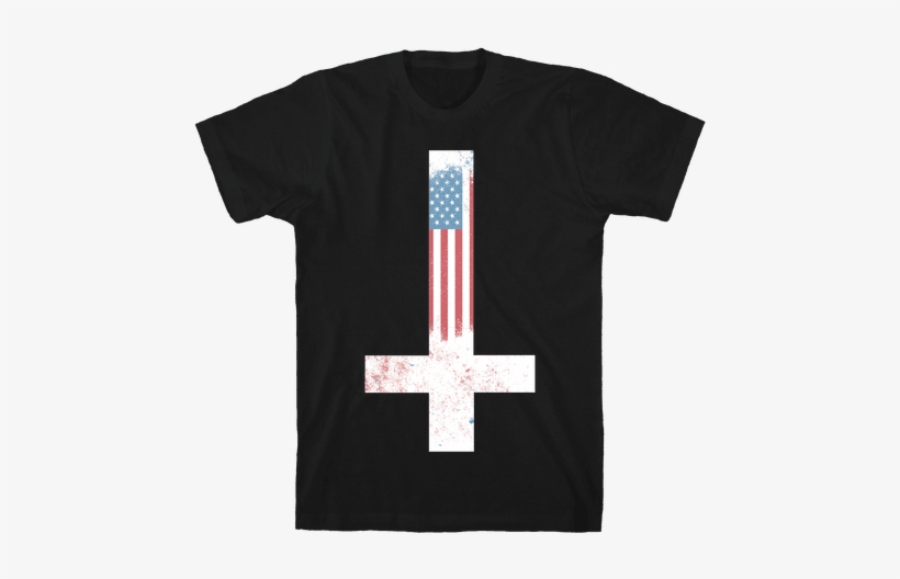 Satanic America Mens T-shirt - Llama Just Killed A Man Shirt, transparent png download